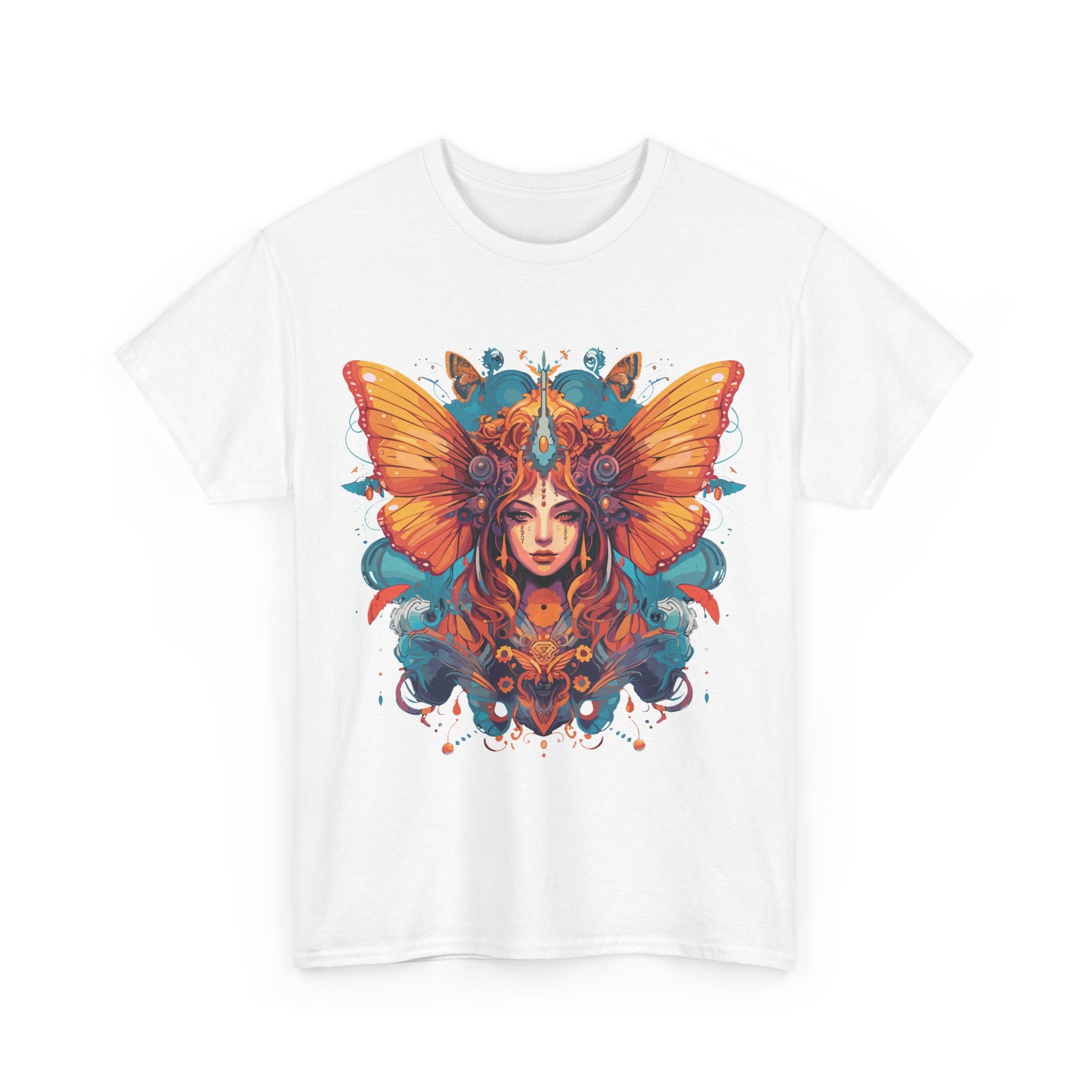 Boho Schmetterling Grafik T-Shirt – Unisex Baumwoll-Shirt für Naturliebhaber