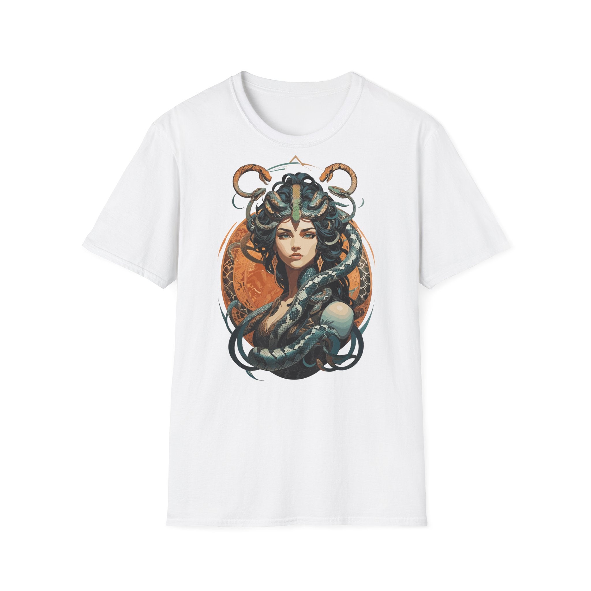 Mythical Medusa Unisex Softstyle T-Shirt – Ideal für Fans der griechischen Mythologie